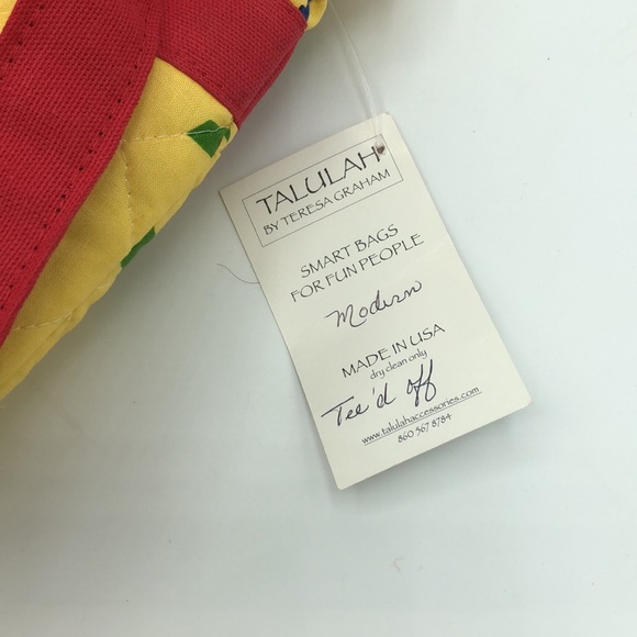 Talulah New York X Teresa Graham Smart Bag Made In USA 9”L X 10.5”W X 9” Deep - Picture 4 of 6